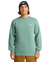 The Billabong Mens Arch Sweatshirt in Sagebrush