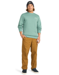 The Billabong Mens Arch Sweatshirt in Sagebrush