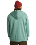 The Billabong Mens Arch Zip Hoodie in Sagebrush