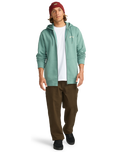The Billabong Mens Arch Zip Hoodie in Sagebrush