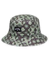 The Billabong Mens Sundays Reversible Bucket Hat in Moss
