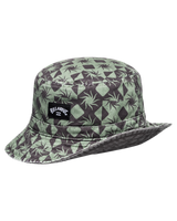 The Billabong Mens Sundays Reversible Bucket Hat in Moss