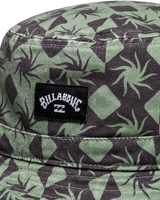 The Billabong Mens Sundays Reversible Bucket Hat in Moss