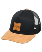 The Billabong Mens Stacked Trucker Cap in Black & Tan