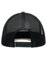 The Billabong Mens Stacked Trucker Cap in Black & Tan