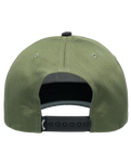 The Billabong Mens Stacked Snapback Cap in Military