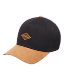 The Billabong Mens Diamond Snapback Cap in Black & Tan