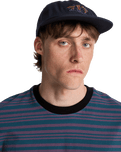 Throwback Strapback Cap in Ombre Blue