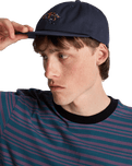 Throwback Strapback Cap in Ombre Blue
