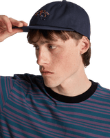 Throwback Strapback Cap in Ombre Blue