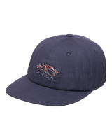 Throwback Strapback Cap in Ombre Blue