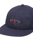 Throwback Strapback Cap in Ombre Blue