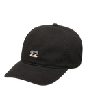 Icon Strapback Cap in Black