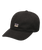 Icon Strapback Cap in Black