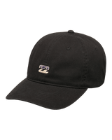 Icon Strapback Cap in Black
