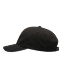 Icon Strapback Cap in Black
