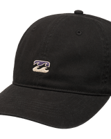 Icon Strapback Cap in Black