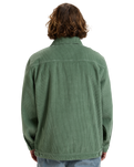 The Billabong Mens Bad Dog Cord Jacket in Moss