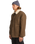 The Billabong Mens Chore Sherpa Jacket in Dark Cedar