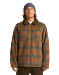 The Billabong Mens Hills Sherpa Jacket in Otter