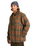 The Billabong Mens Hills Sherpa Jacket in Otter