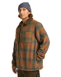 The Billabong Mens Hills Sherpa Jacket in Otter