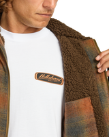 The Billabong Mens Hills Sherpa Jacket in Otter