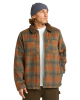 The Billabong Mens Hills Sherpa Jacket in Otter