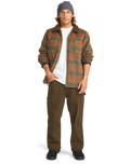 The Billabong Mens Hills Sherpa Jacket in Otter