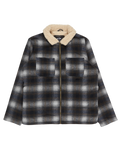 The Billabong Mens Hills Sherpa Jacket in Raven