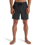 The Billabong Mens Every Other Day Layback Volley Shorts in Black