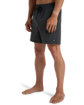 The Billabong Mens Every Other Day Layback Volley Shorts in Black