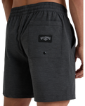The Billabong Mens Every Other Day Layback Volley Shorts in Black