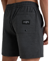 The Billabong Mens Every Other Day Layback Volley Shorts in Black