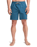 Every Other Day Layback Volley Shorts in Real Teal