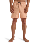 The Billabong Mens Every Other Day Layback Volley Shorts in Peach
