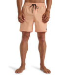 The Billabong Mens Every Other Day Layback Volley Shorts in Peach