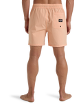 The Billabong Mens Every Other Day Layback Volley Shorts in Peach