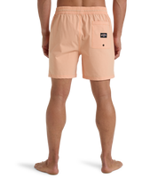 The Billabong Mens Every Other Day Layback Volley Shorts in Peach