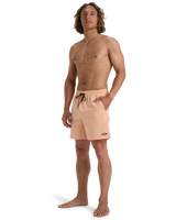 The Billabong Mens Every Other Day Layback Volley Shorts in Peach