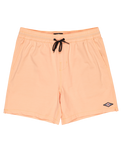 The Billabong Mens Every Other Day Layback Volley Shorts in Peach