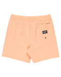 The Billabong Mens Every Other Day Layback Volley Shorts in Peach