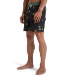 The Billabong Mens Sundays LB Volley Shorts in Black