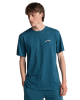 Arch T-Shirt in Real Teal