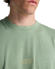 The Billabong Mens OG Wave T-Shirt in Green Ash