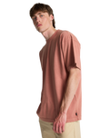 The Billabong Mens OG Wave T-Shirt in Dusty Rose