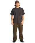 The Billabong Mens OG Wave T-Shirt in Washed Black
