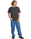 The Billabong Mens Tribal T-Shirt in Washed Black