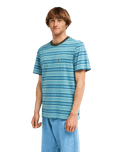 The Billabong Mens Baxter Crew T-Shirt in Real Teal