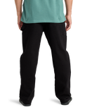 The Billabong Mens Bad Dog Workwear Trousers in Black